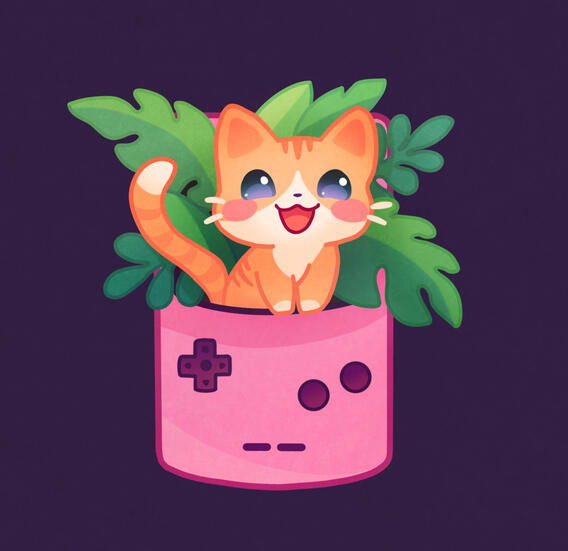 Gameboy jungle cat